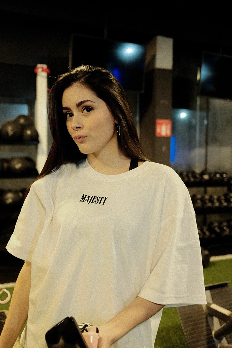 M003 -  Polera Oversize Majesty White